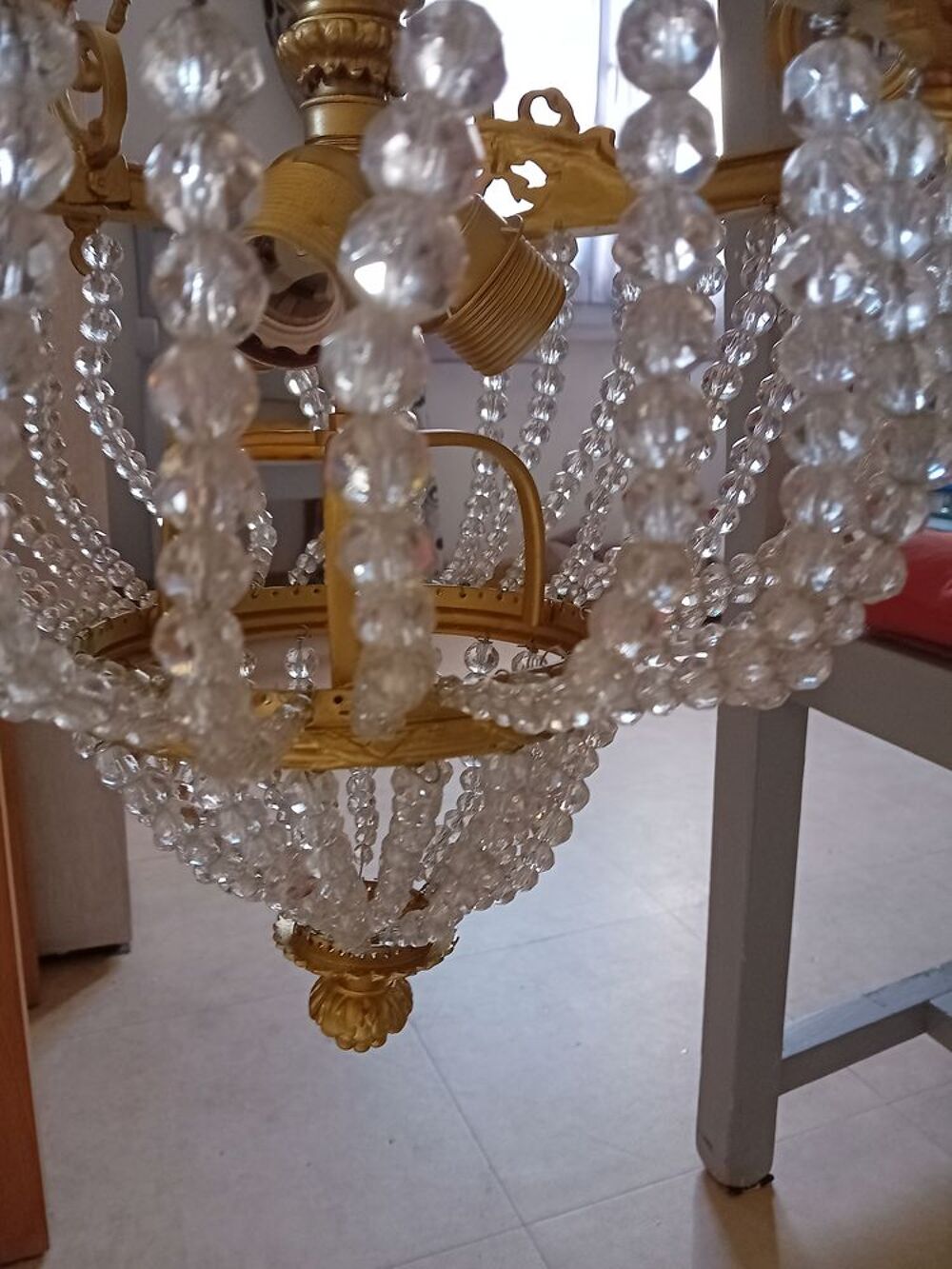 Lustre corbeille de Napol&eacute;on lll. 