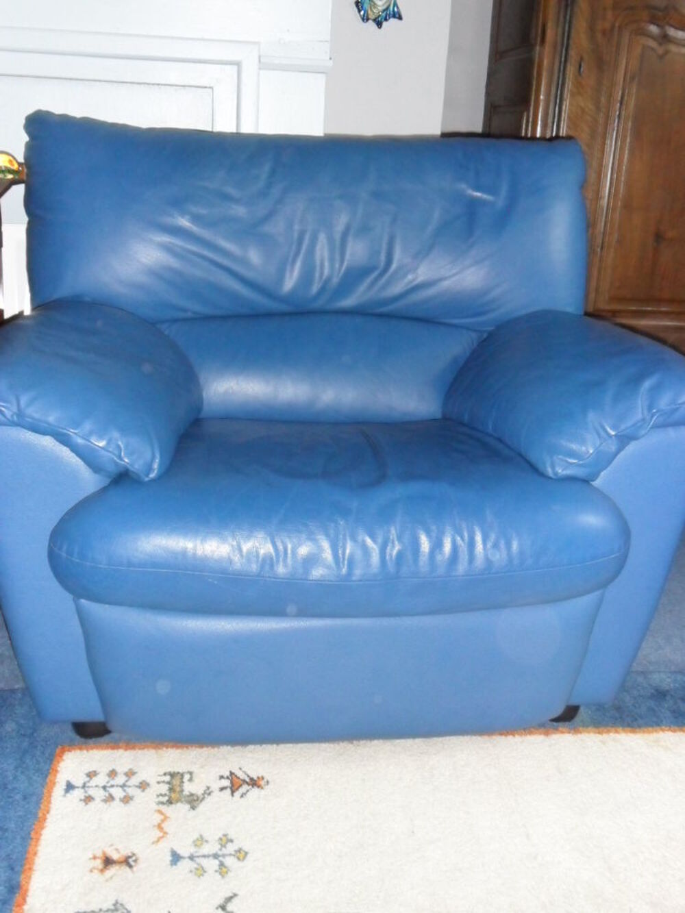 ENSEMBLE FAUTEUILS CUIR Meubles