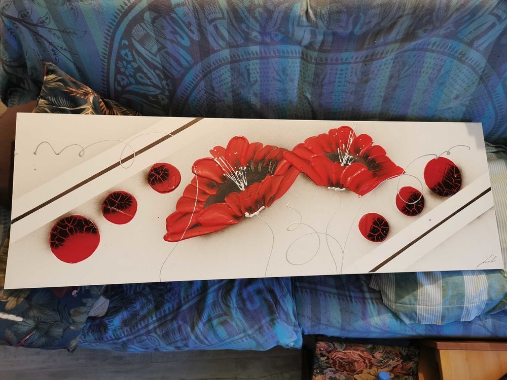 Tableau, Coquelicots &agrave; suspendre Décoration