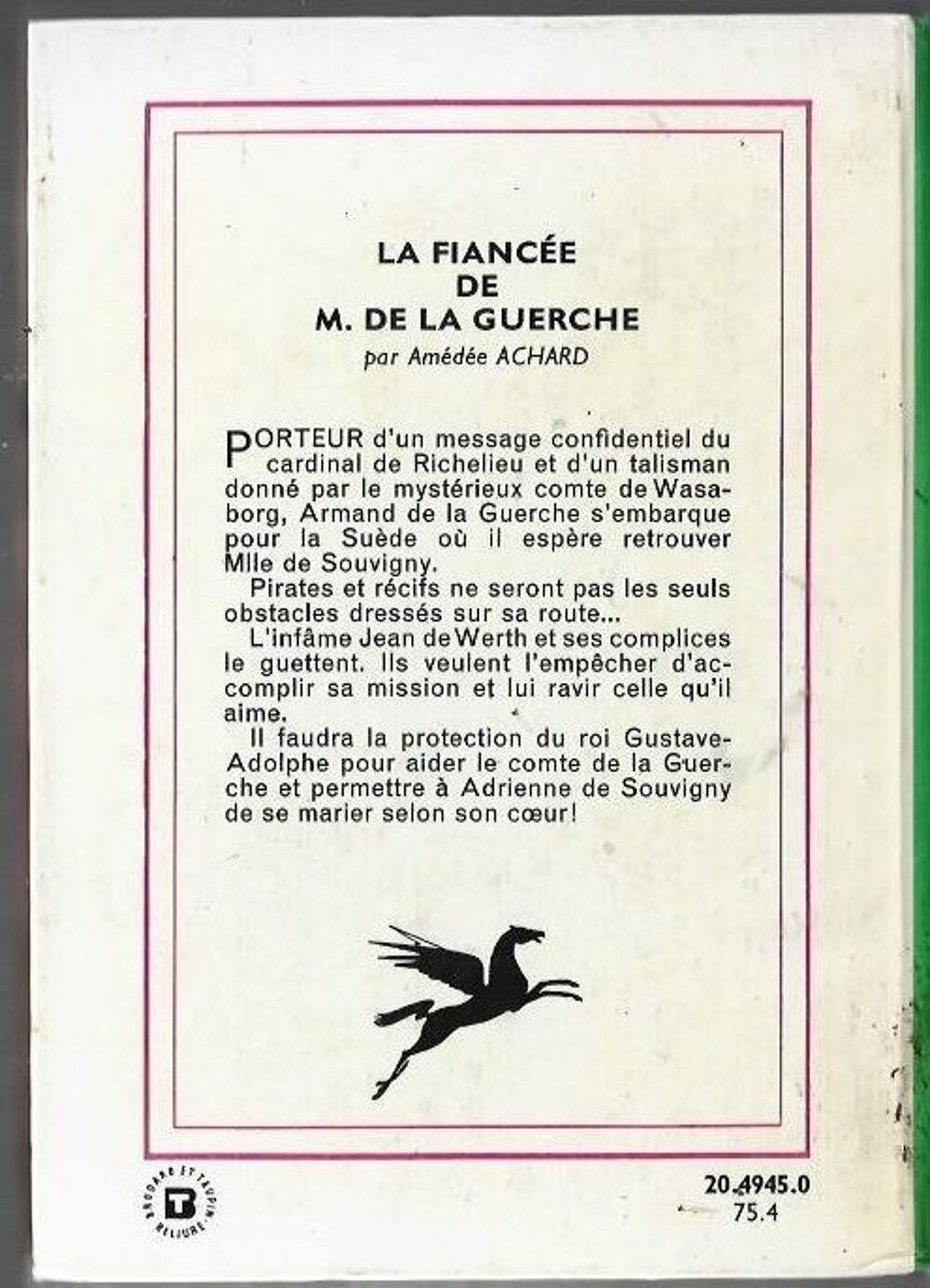 lef - bibliotheque verte - la fiance de M de laguerche - 197 Livres et BD