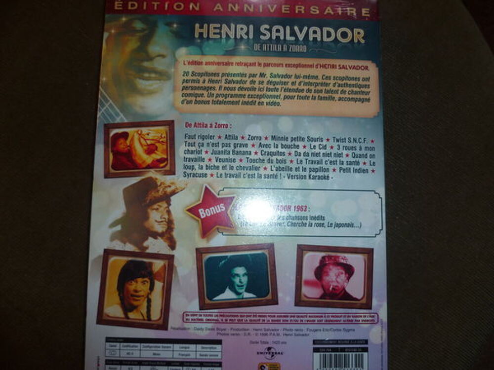 DVD NEUF SOUS BLISTER HENRI SALVADOR DVD et blu-ray
