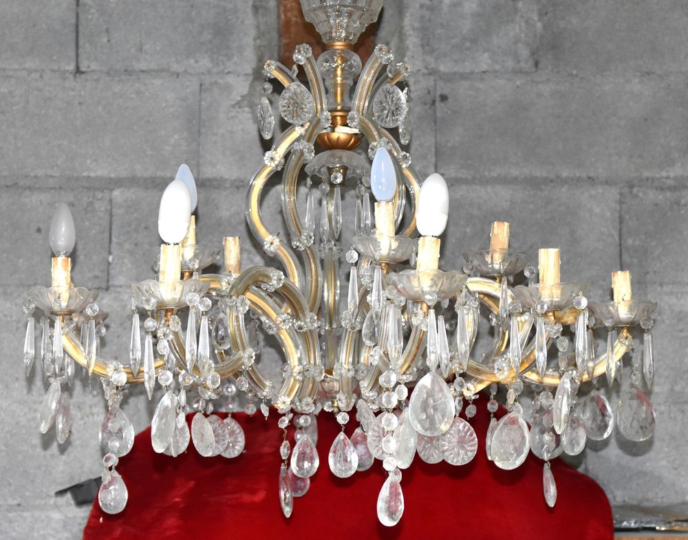 Tr&egrave;s beau Lustre de style 15 Lampes ? 10 Branches - Décoration