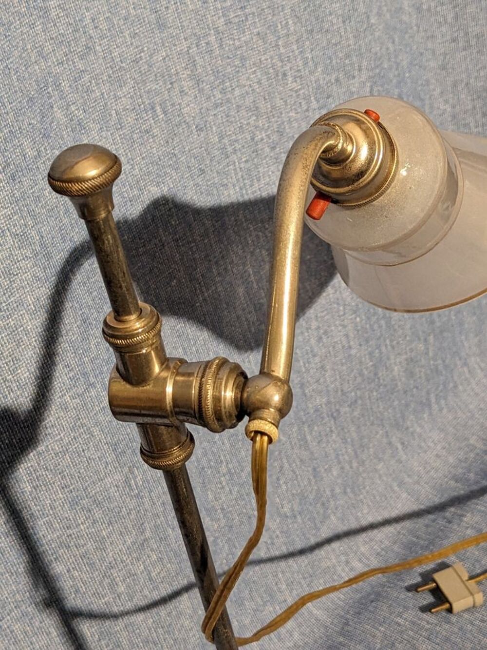 Lampe d'Horloger tulipe guariche 1950 d&eacute;but du si&egrave;cle dernie Décoration