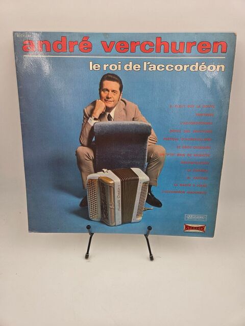 Vinyle 33 tours Andr� Verchuren : Le Roi de l'Accord�on 4 Vulbens (74)