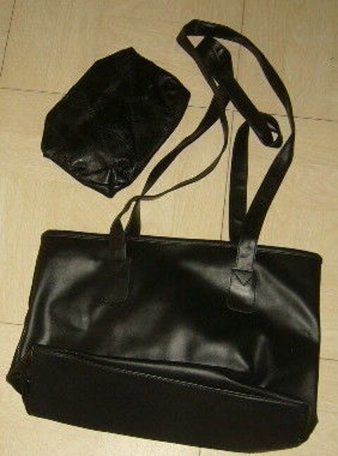 sac noir port epaule noir+trousse maquillage NEUFS 10 Versailles (78)