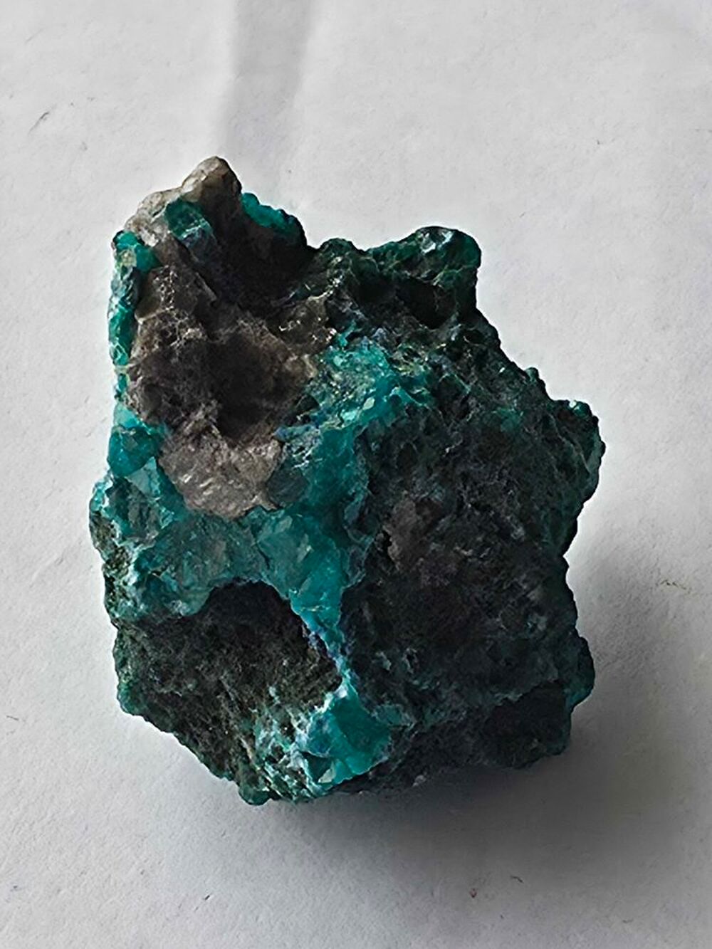 Cristal de Dioptase Brute Vert Emeraude-RDC-3,8 cm 
