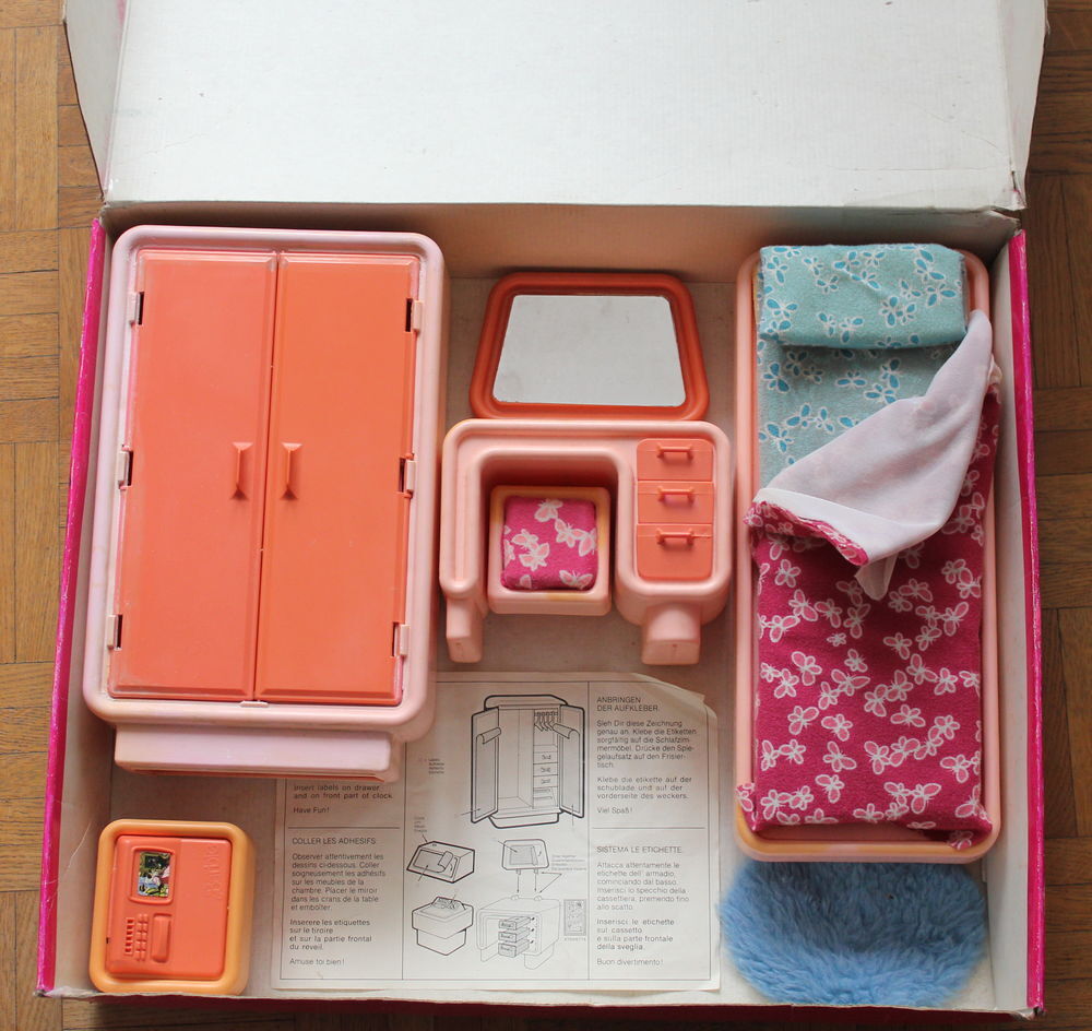 Chambre &agrave; coucher de Barbie - Mattel 1978 (ref.2150) Jeux / jouets
