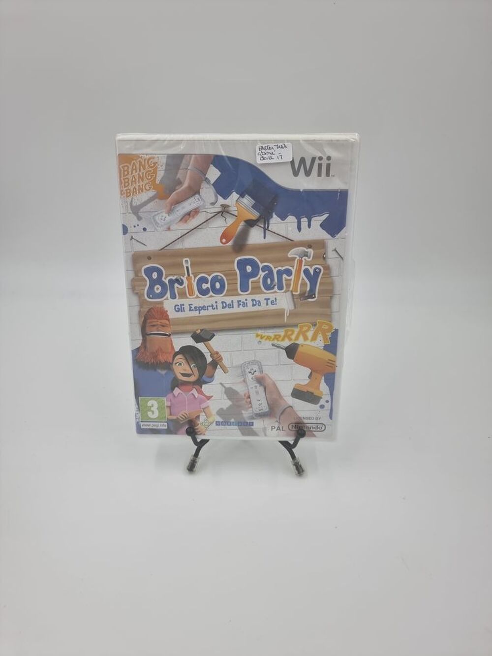 Jeu Nintendo Wii Brico Party neuf sous blister (boite IT) (b Consoles et jeux vidéos