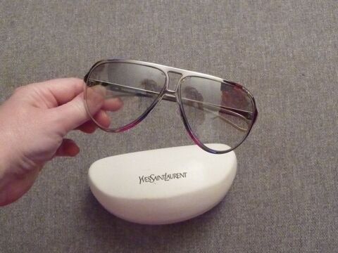 Lunettes de Soleil Vintage Métal Argenté- Yves Saint Laurent 250 Paris 15 (75)