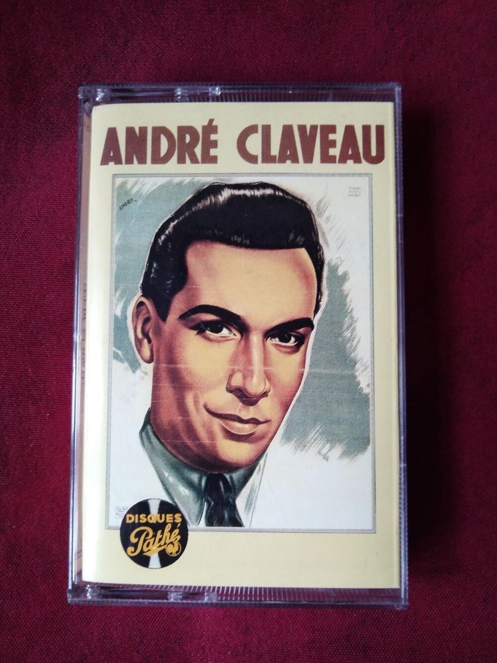 Cassette audio Andr&eacute; Claveau CD et vinyles