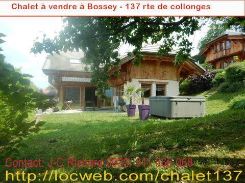   Chalet d'exception � Bossey, aux portes de Gen�ve Chalet - 8 pi�ce(s) - 219 m�