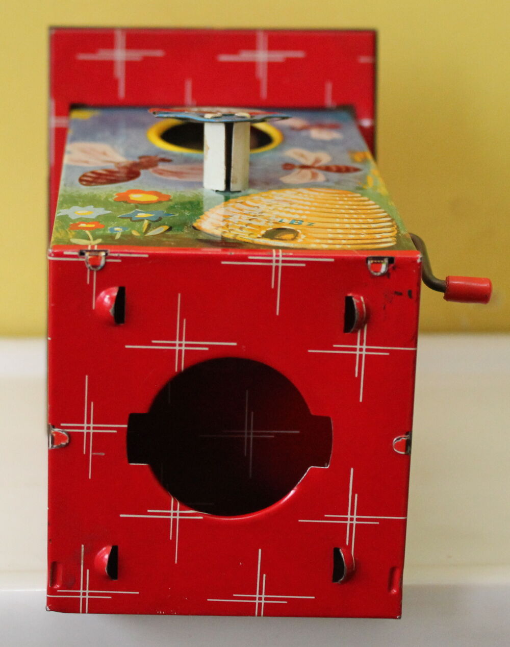 Tirelire m&eacute;canique ancienne LBZ la pie voleuse
t&ocirc;le 