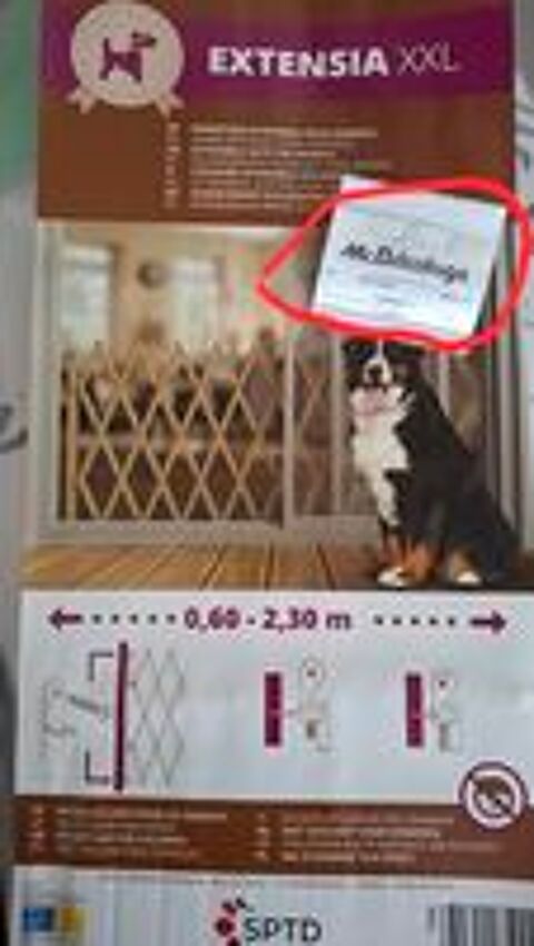   Barrière extensible xxl pour chien  