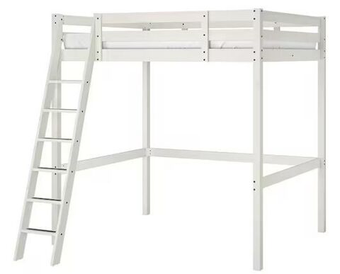 Lit mezzanine IKEA blanc 175 Paris 15 (75)