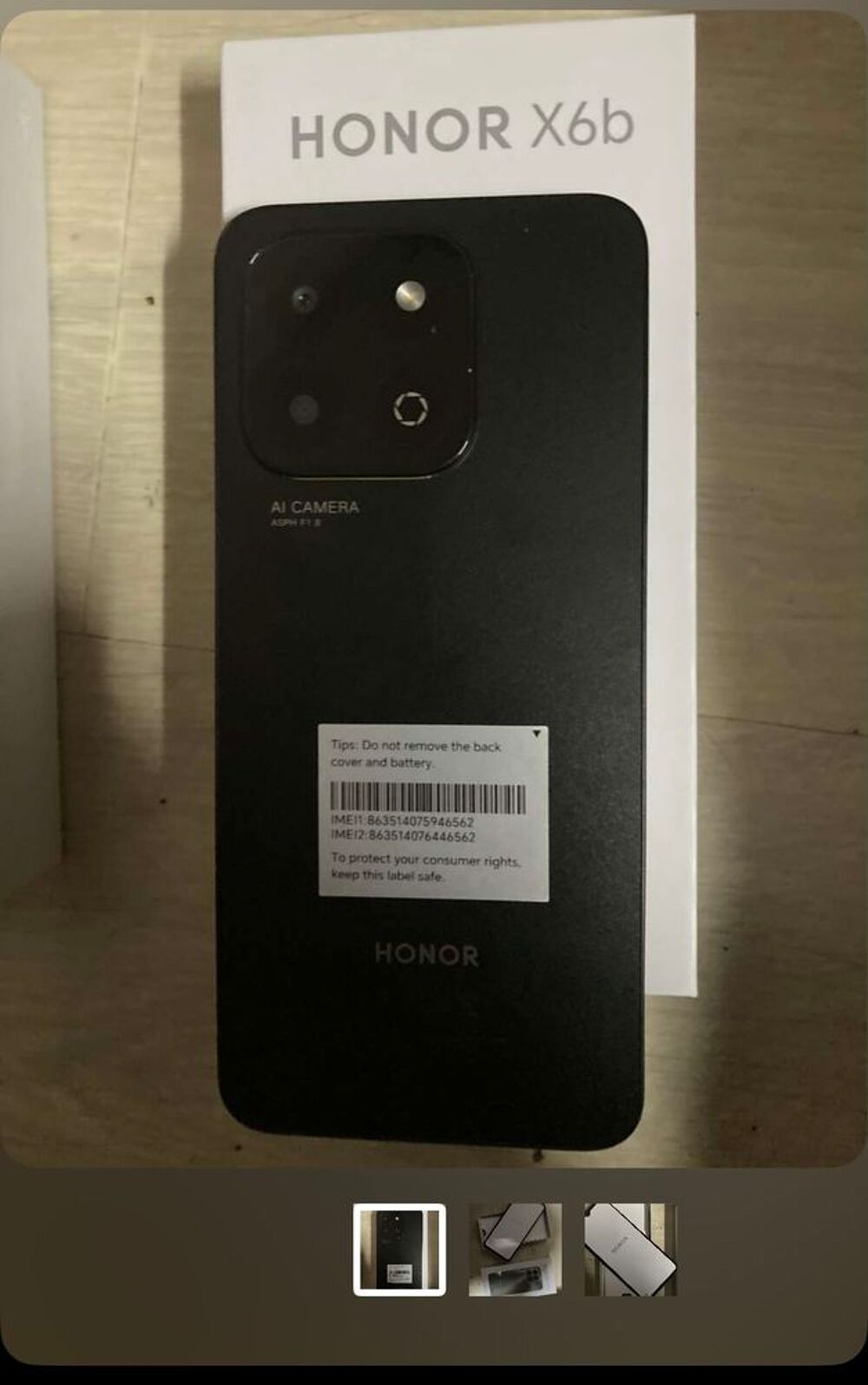 T&eacute;l&eacute;phone neuf HONORx6b Téléphones et tablettes