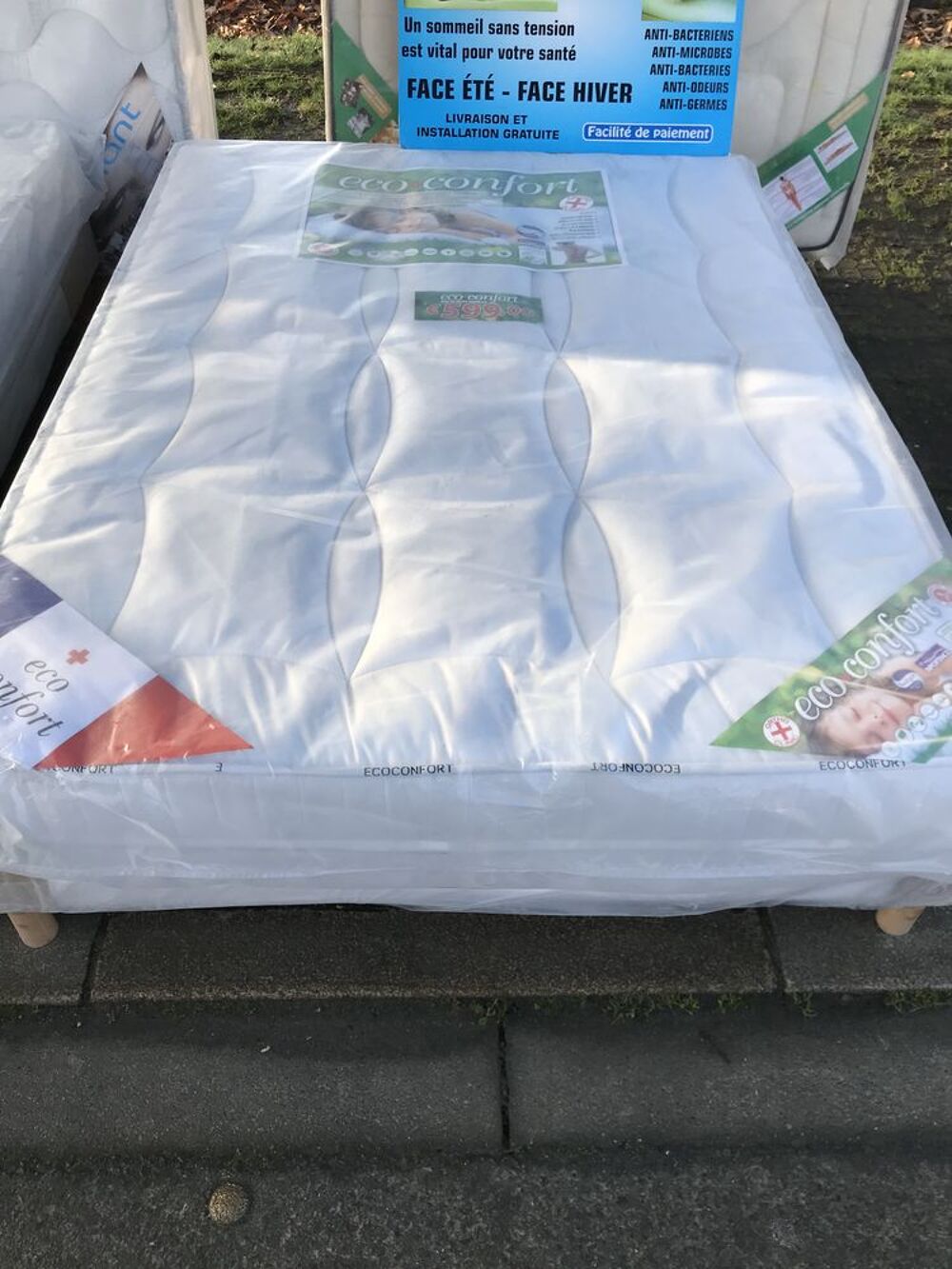 matelas 140x190 avec sommier Meubles