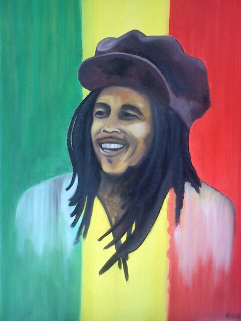 Bob Marley ! Coup de coeur ! <3
Toile peinte à la main ! 140 La Roche-sur-Yon (85)