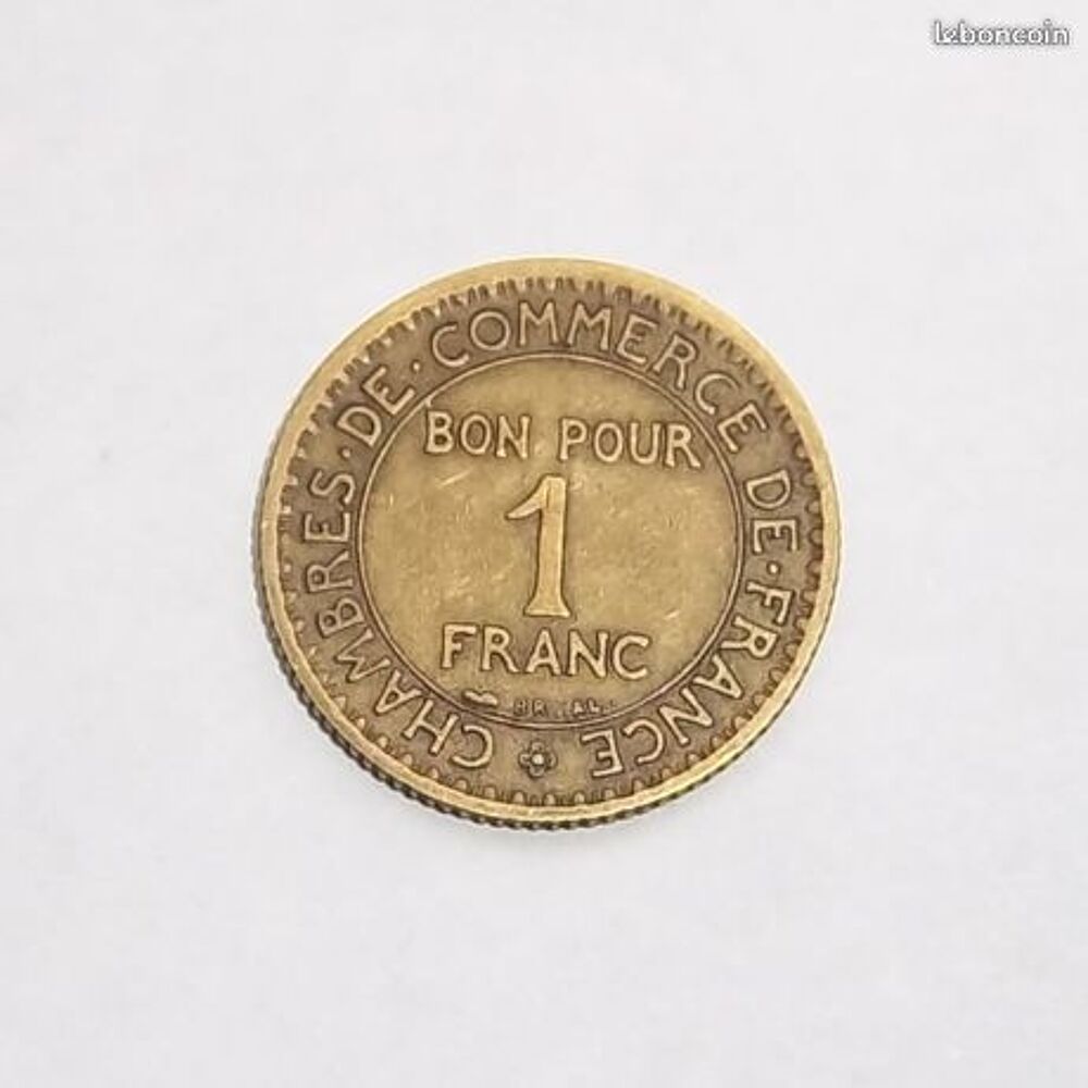 Pi&egrave;ce bon pour 1 Franc 1922 