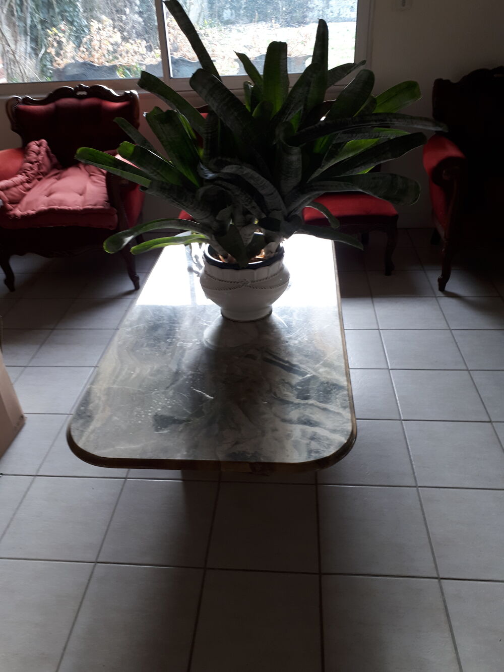 Table basse toute en marbre Meubles