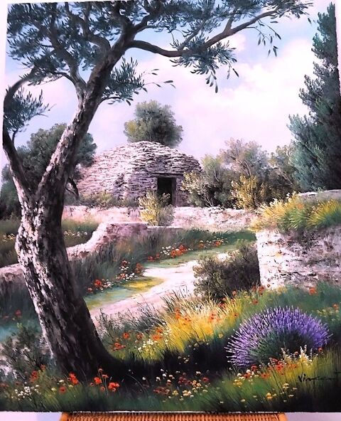 TOILE PEINTRE VINCENT DE ROSES Carpentras (84)
