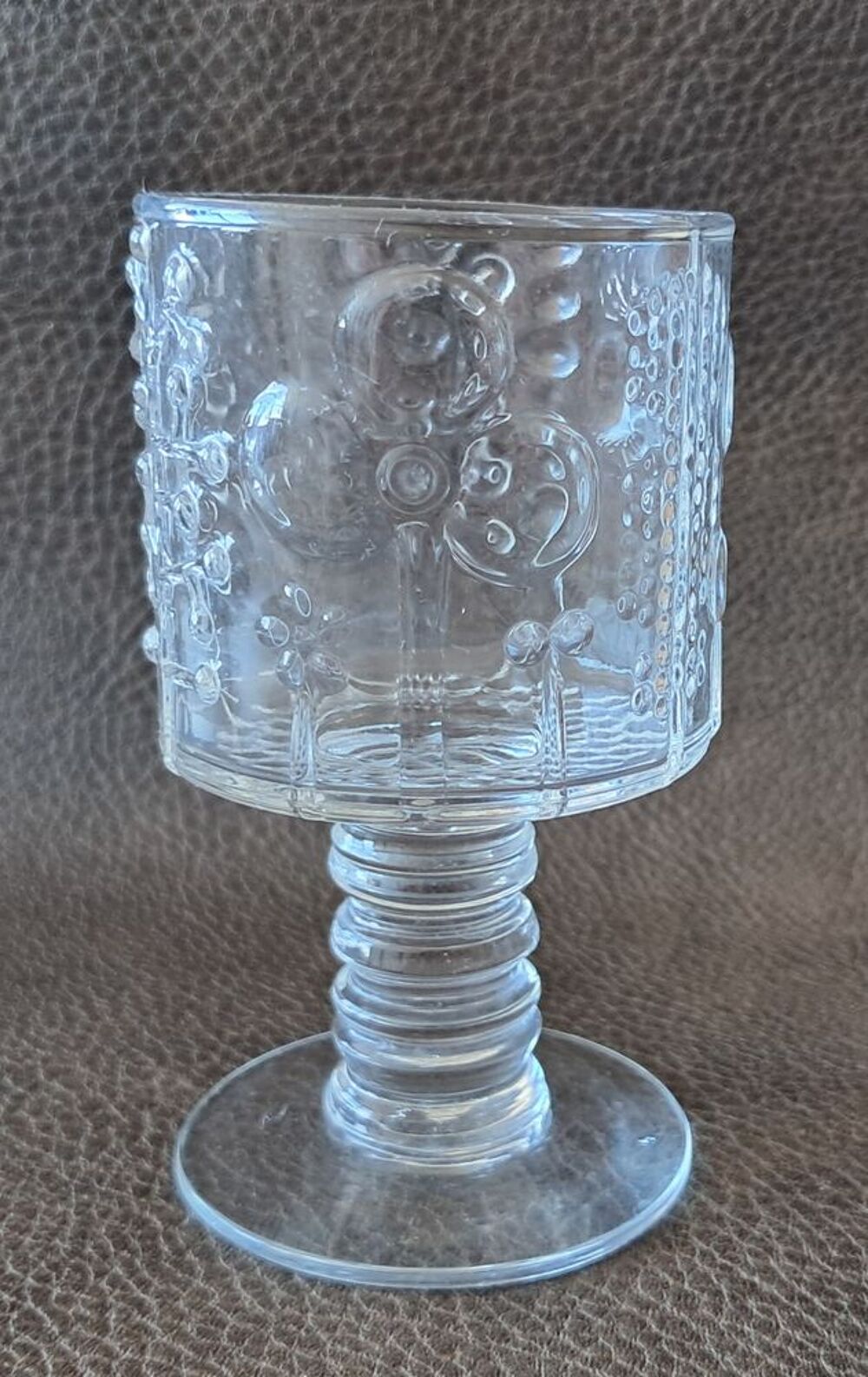 lot de 3 verres &agrave; liqueur Oiva Toikka s&eacute;rie Flora 