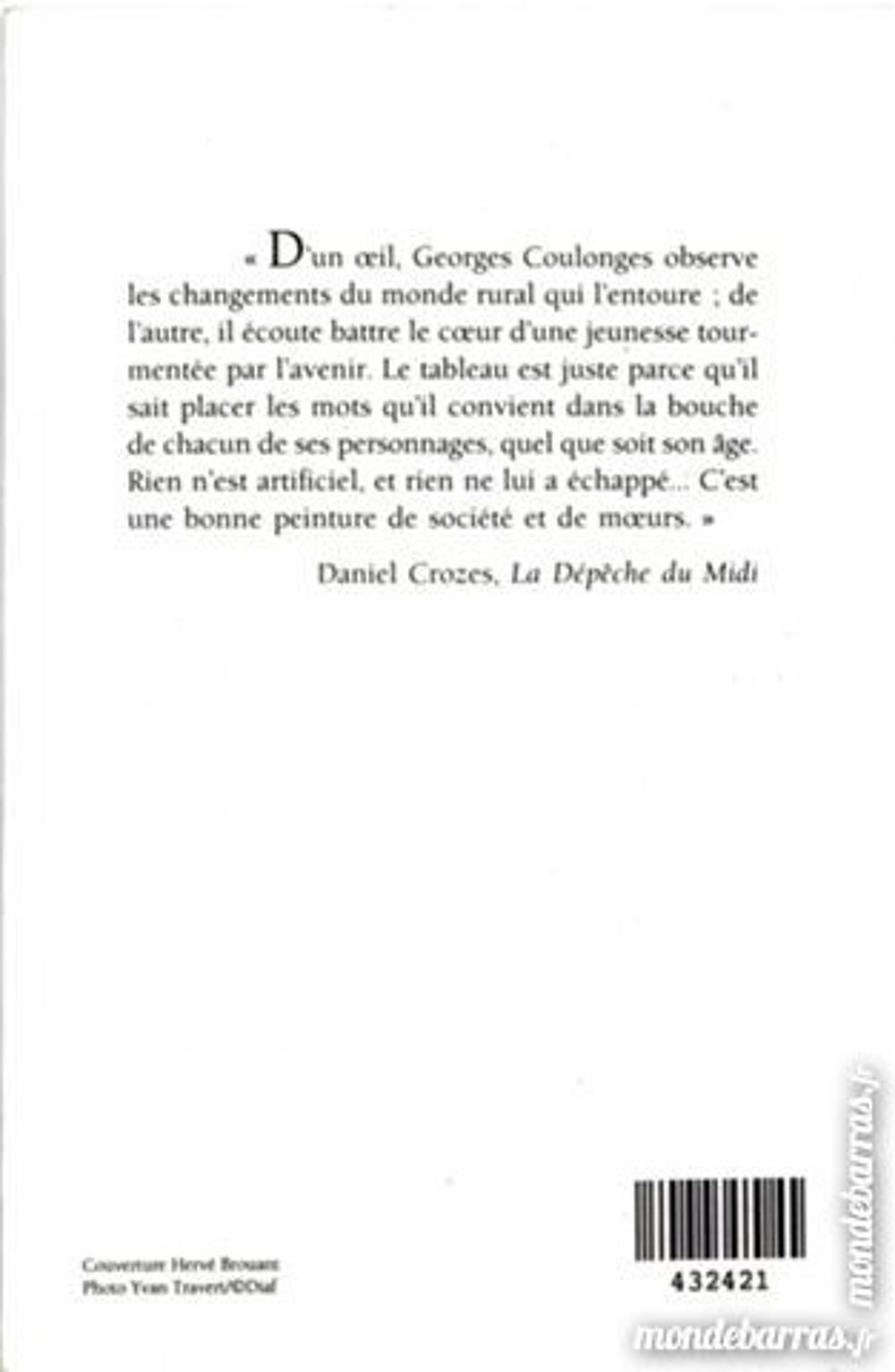 Les Terres Gel&eacute;es (Georges Coulonges) Livres et BD