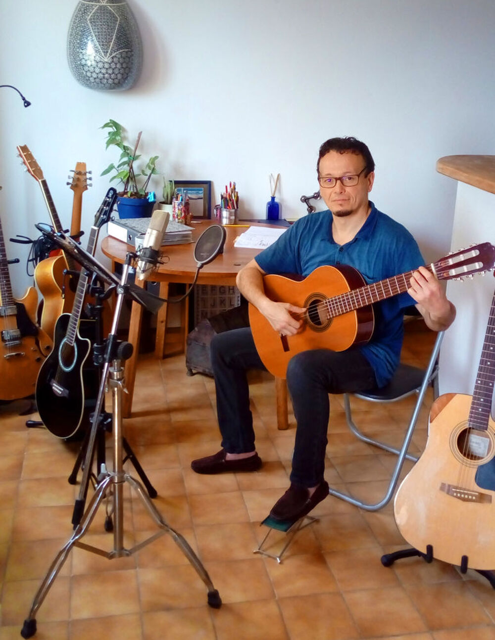   Le plaisir de jouer de la guitare   