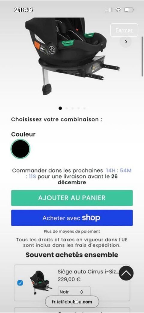 siege auto neuf 130 Cavaillon (84)