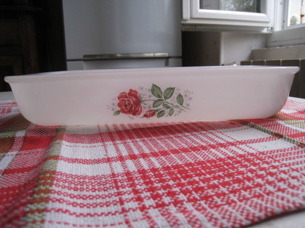 Plat arcopal vintage rectangulaire Cuisine