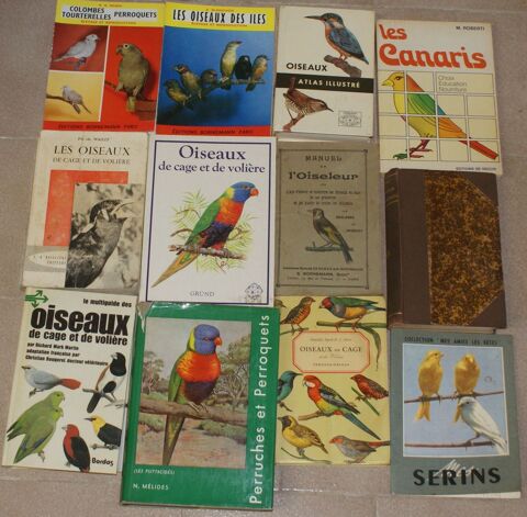 12 livres oiseaux de volières 59 Montcy-Notre-Dame (08)