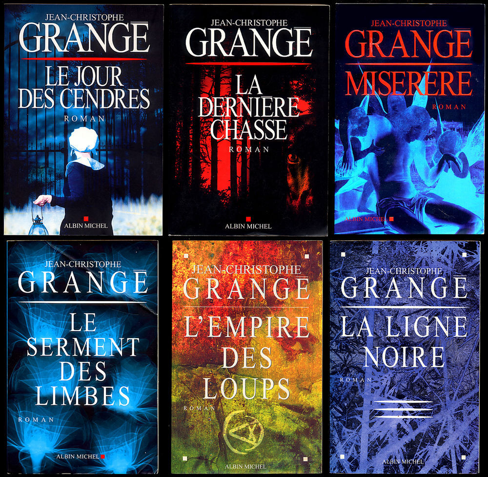 Jean-Christophe GRANG&Eacute; / Super LOT de 6 romans &eacute;d. originale Livres et BD