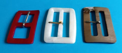 Lot de 3 Boucles de Ceinture Vintage Poids Plume 4g-5g/pi�ce 15 Thonon-les-Bains (74)