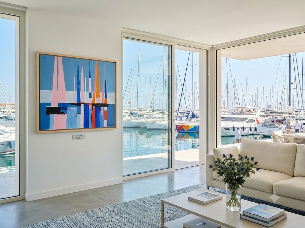 Tableau marine " Le chant des voiles " Décoration