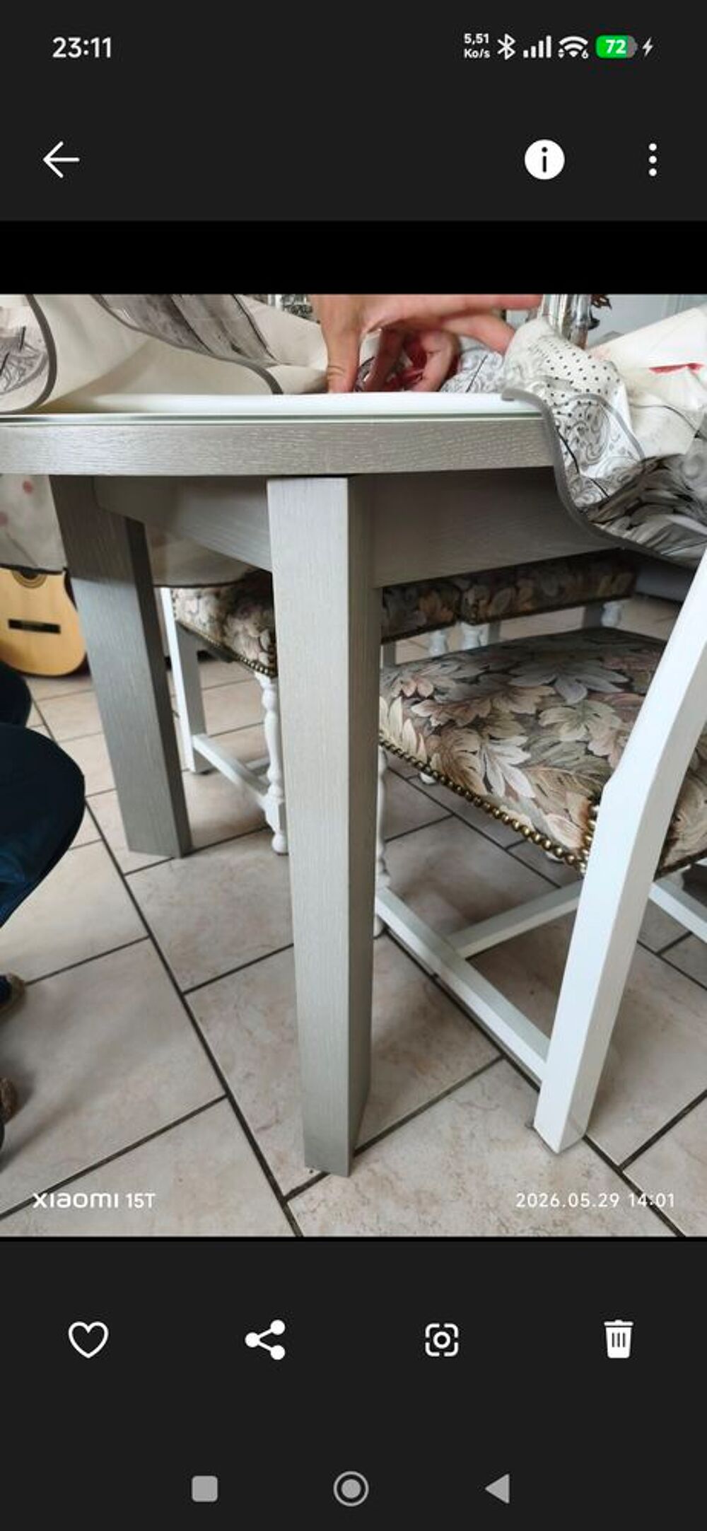 Table ovale moderne et rallonge Meubles