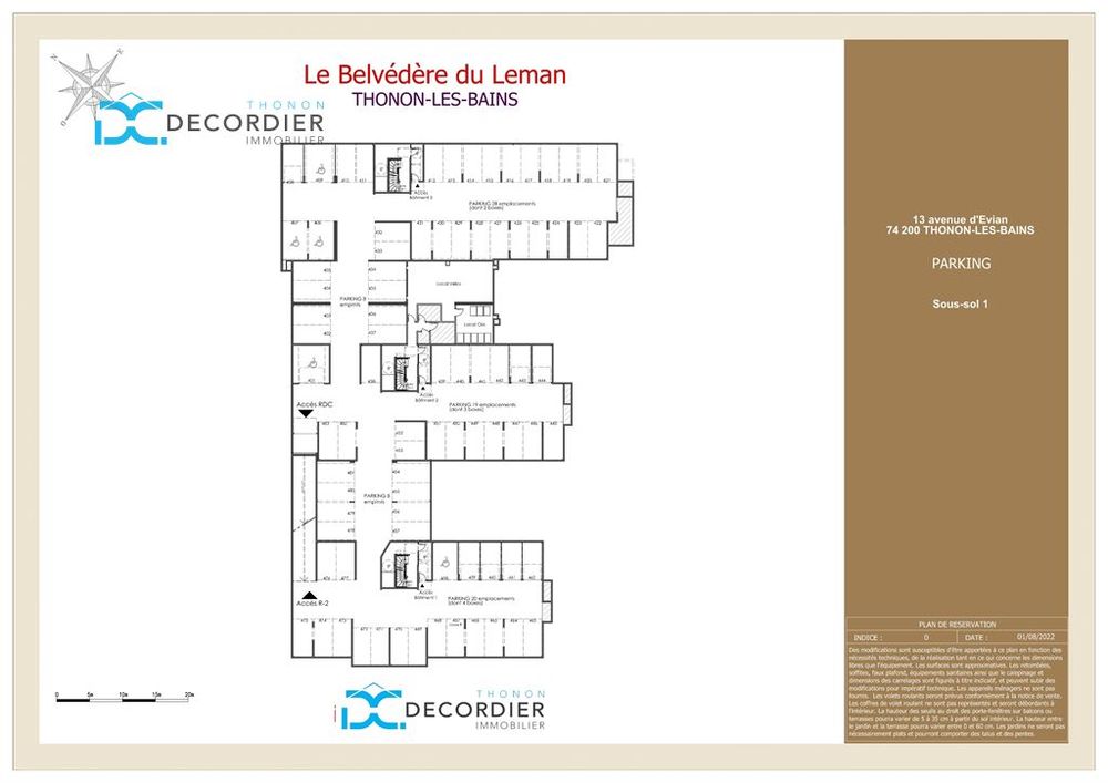 Vente Appartement À VENDRE - T2  NEUF  - CENTRE-VILLE -  THONON-LES-BAINS (74200) Thonon les bains