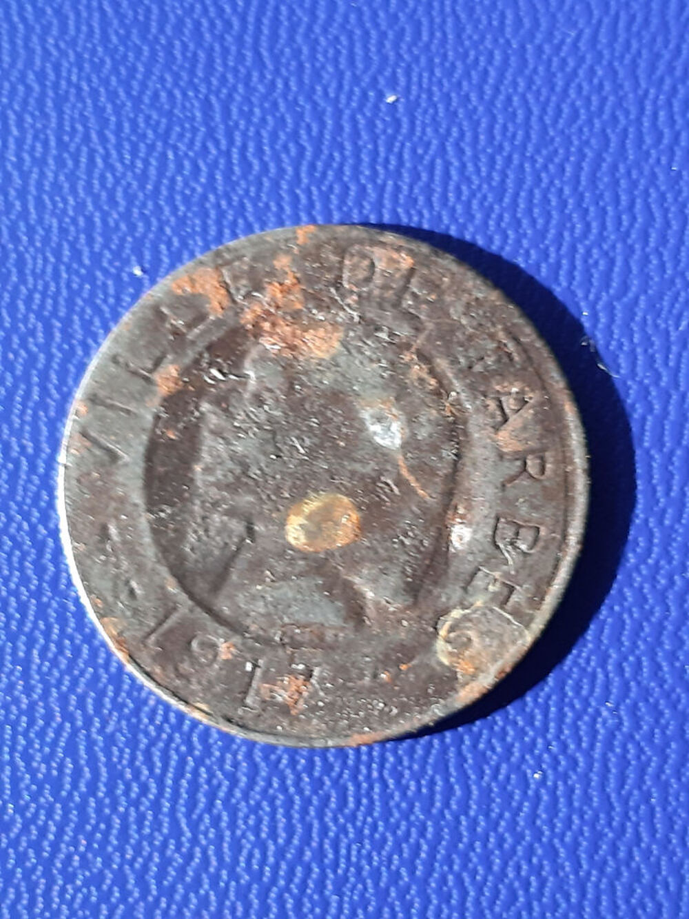 1917 Tarbes 10 centimes pc de n&eacute;cessit&eacute; 