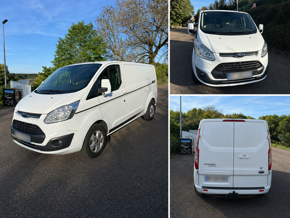 Transit TRANSIT CUSTOM FOURGON 290 L2H1 2.0 TDCi 170 S&S BVA SPORT 2017 occasion 54530 Pr&eacute;ny