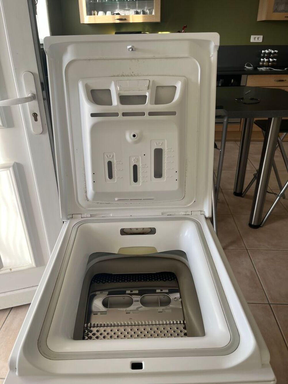 Lave-linge top blanc proline Electroménager