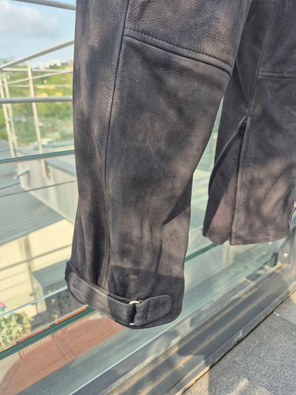 pantalon Moto Bmw cuir buduk Sports