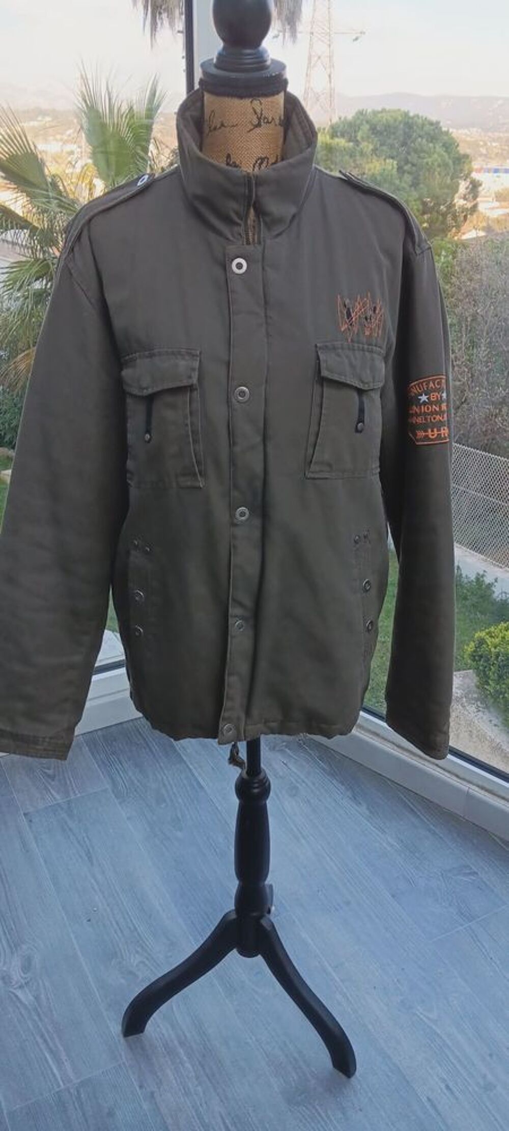 Veste style arm&eacute;e Vêtements