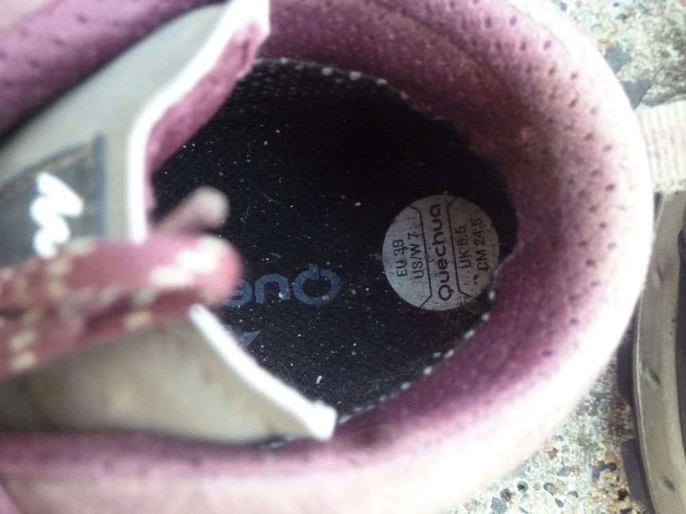 Randonn&eacute;e - chaussures femme T39 (Quechua - D&eacute;cathlon) Chaussures