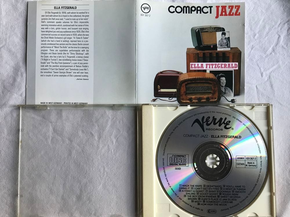 CD Ella Fitzgerald - Collection Compact Jazz CD et vinyles