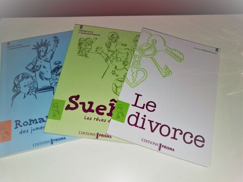 Lot de 3 livres de Mickael Larrar (le divorce, Su�no le r�ve Villiers (86)