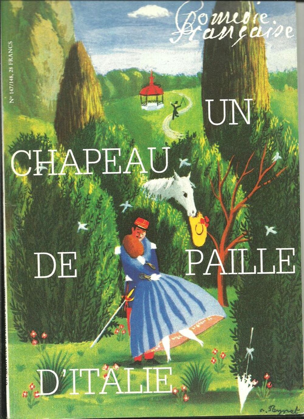 Revue n&deg; 147/148 COMEDIE FRANCAISE Un chapeau de paille d'Italie (1986) Livres et BD