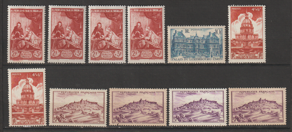 TIMBRES NEUFS** ANNEES 1941-46
