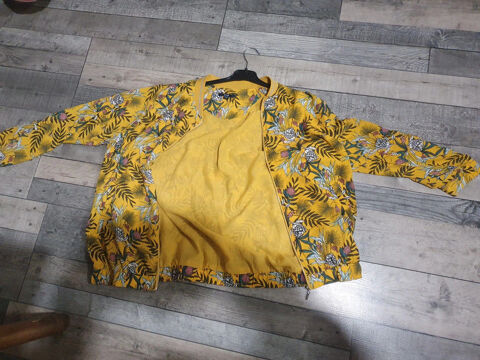 veste floral jaune ? 46-48 15 Aubvillers (80)