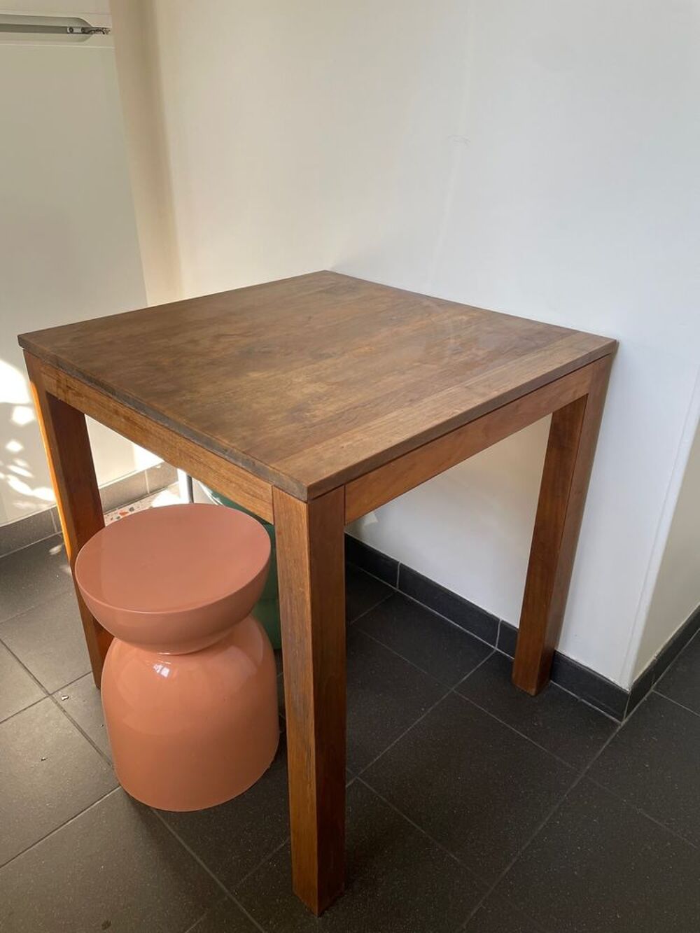 Table teck massif Ethnicraft Meubles