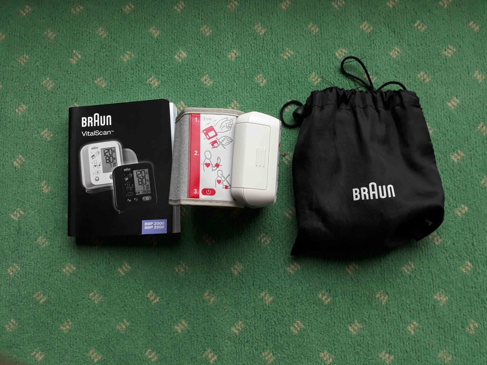 Tensiom&egrave;tre De Poignet ? Braun ? Vital Scan 1 BBP200WE Sports