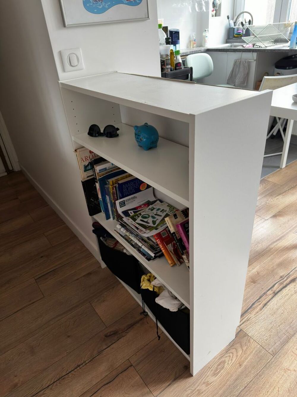 &Eacute;tag&egrave;re / biblioth&egrave;que IKEA BILLY blanche ? tr&egrave;s bon &eacute;tat Meubles