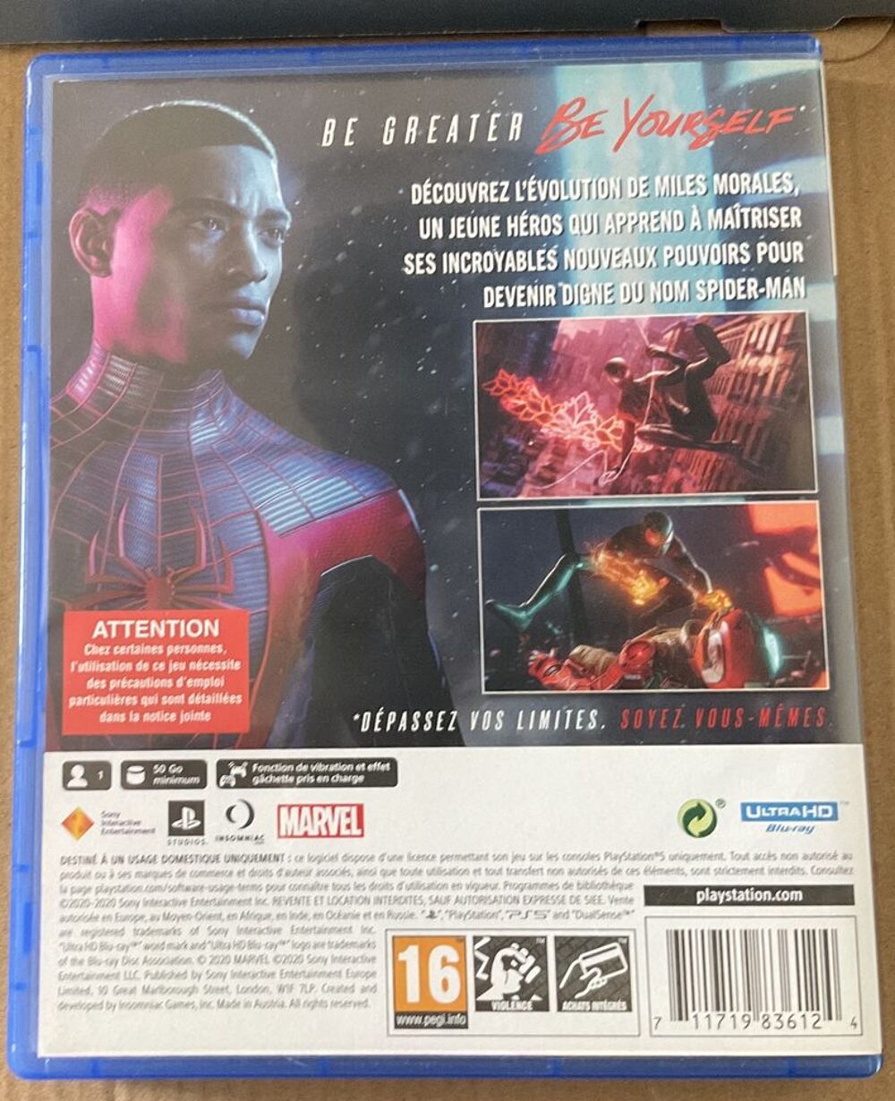 Spider man miles morales ps5 Consoles et jeux vidéos